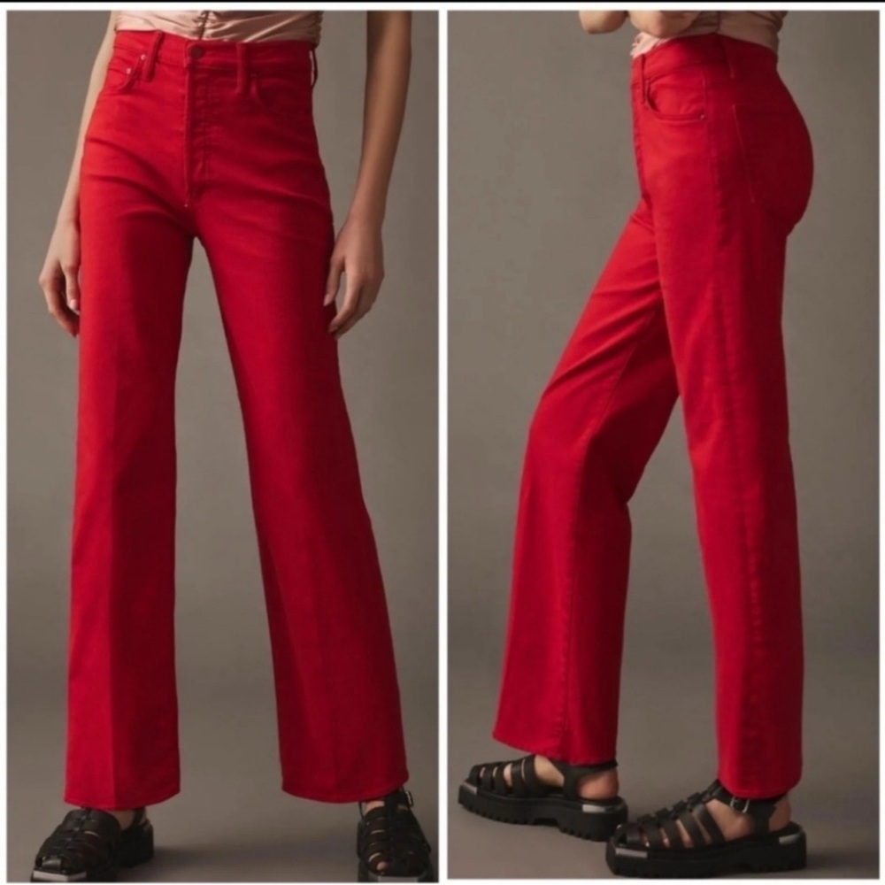 MOTHER Women's Red Jeans